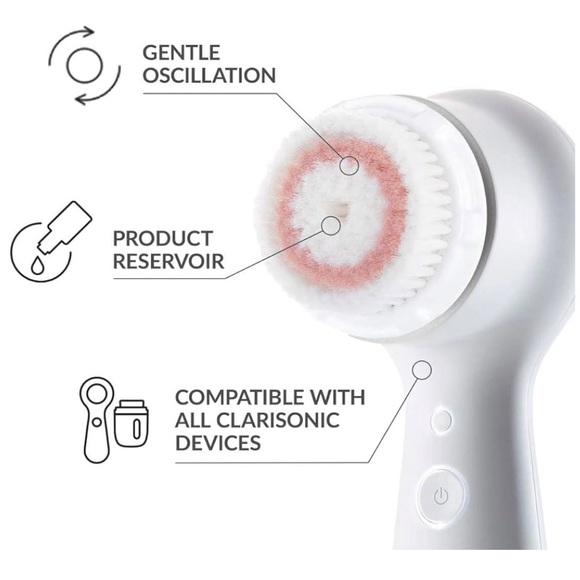 Clarisonic Holiday Gift Set: 2-pack: Radiance Brush Head & Foundation Brush Head - Picture 6 of 8